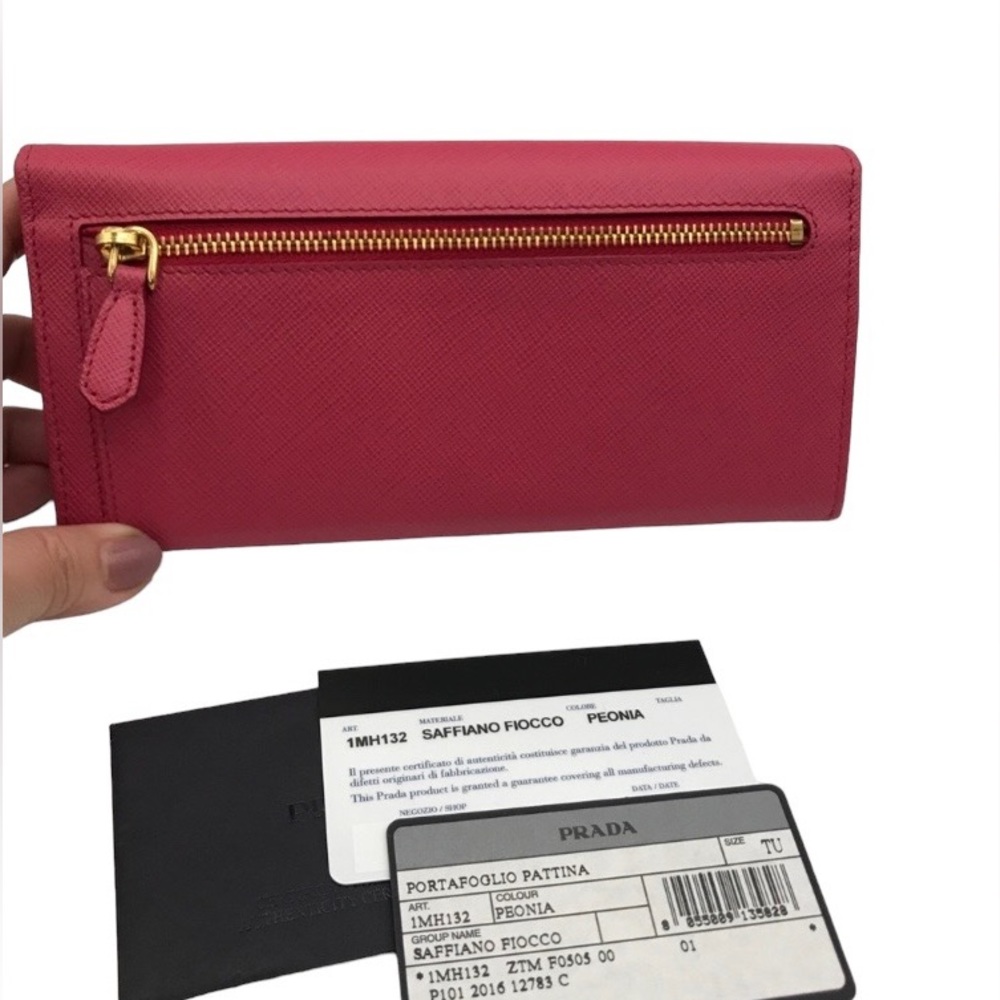 Authentic Prada Saffiano Ribbon Wallet - Picture 2 of 13